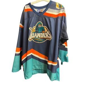 Vintage Islanders Fisherman Jersey Size Large 90s Starter